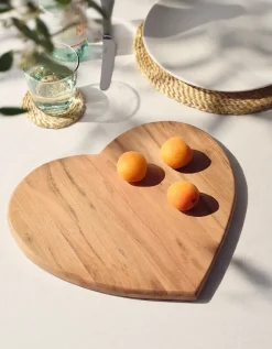 Acacia Wood Heart Board