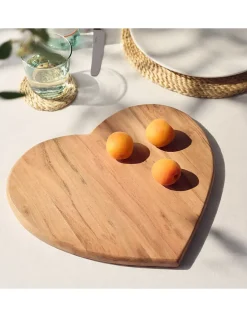 Acacia Wood Heart Board