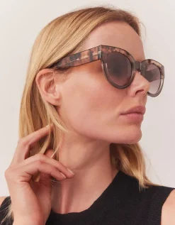 A.KJÆRBEDE Lilly Tortoiseshell Ombre Sunglasses