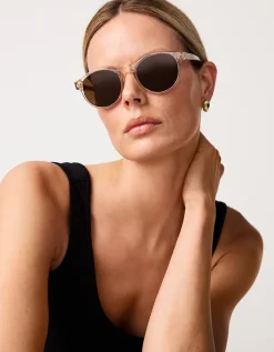 A.KJÆRBEDE Marvin Tortoiseshell Round Sunglasses