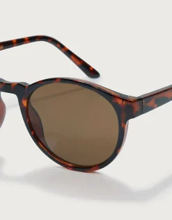 A.KJÆRBEDE Marvin Tortoiseshell Round Sunglasses