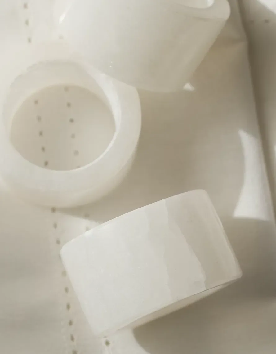 Alabaster Napkin Rings – Set of 4
