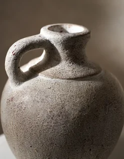 Arley Whitewashed Terracotta Jug