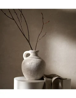 Arley Whitewashed Terracotta Jug