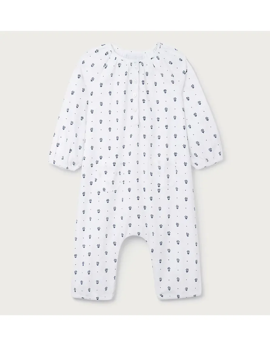 Baby Organic Cotton Daisy Jumpsuit (0–4yrs)