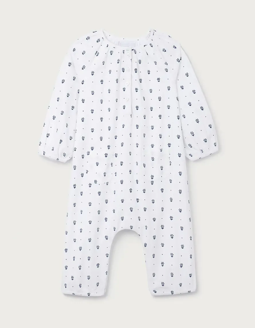 Baby Organic Cotton Daisy Jumpsuit (0–4yrs)