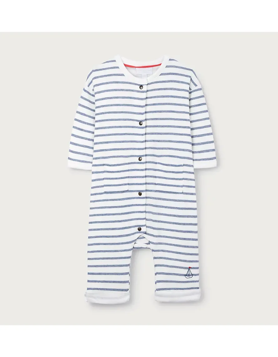 Baby Organic Cotton Sail Away Romper (0–24mths)