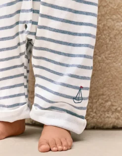 Baby Organic Cotton Sail Away Romper (0–24mths)