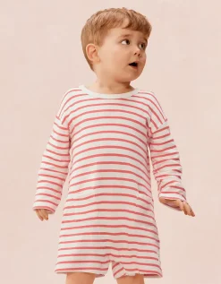 Baby Organic Cotton Sun Sand Little Surfer Romper (0–2yrs)