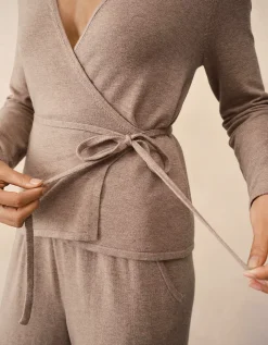 Ballerina Wrap Cardigan with Cashmere