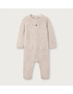 Bear Romper — with Cashmere (0–24mths)