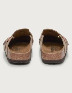 Birkenstock Oiled Leather Boston Mules
