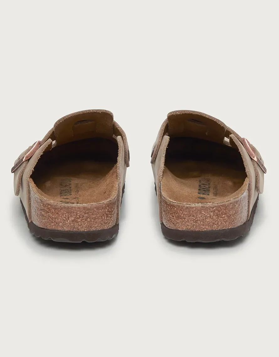 Birkenstock Oiled Leather Boston Mules
