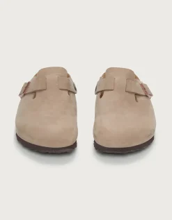 Birkenstock Oiled Leather Boston Mules