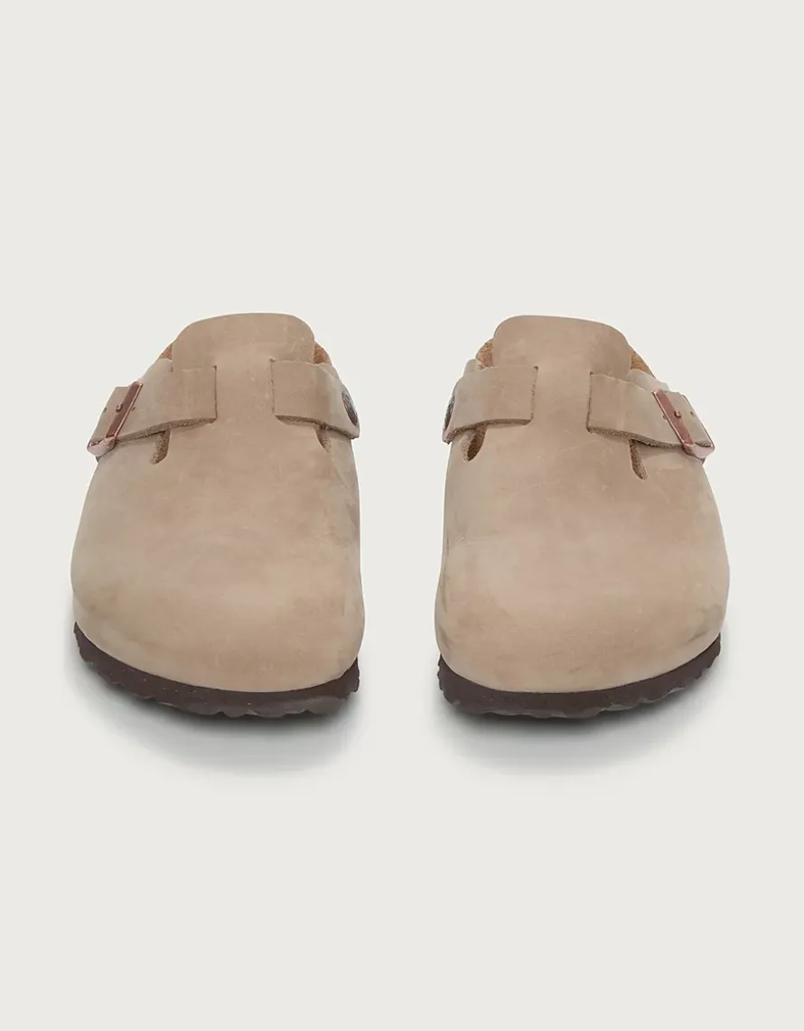 Birkenstock Oiled Leather Boston Mules