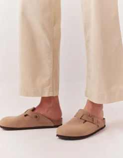 Birkenstock Oiled Leather Boston Mules