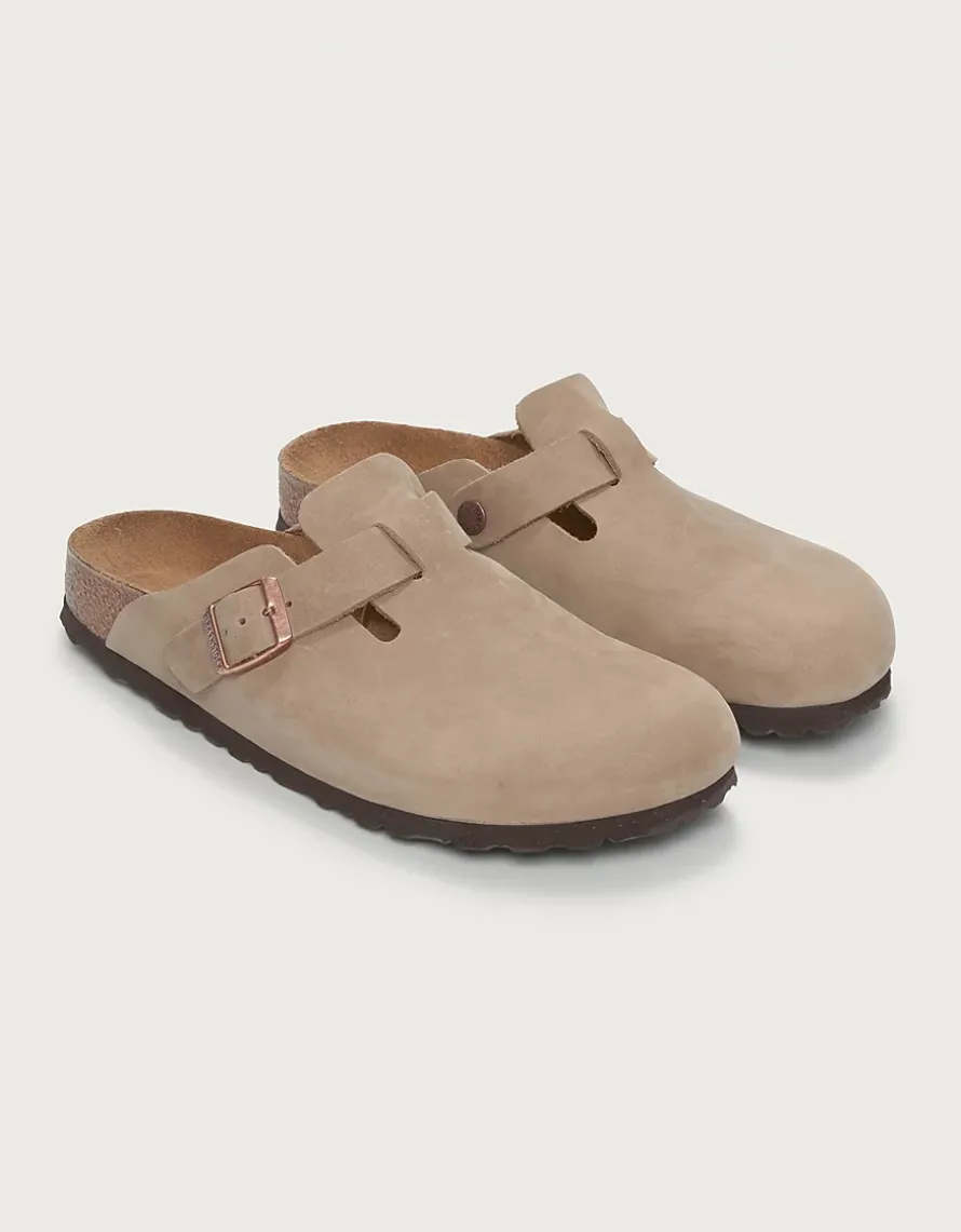 Birkenstock Oiled Leather Boston Mules