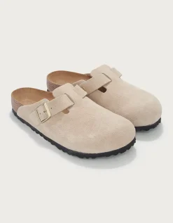 Birkenstock Suede Boston Mule