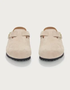 Birkenstock Suede Boston Mule