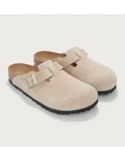 Birkenstock Suede Boston Mule