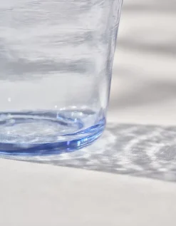 Blue Picnic Stackable Tumbler Glass