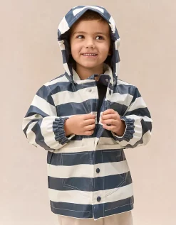 Bold Stripe Raincoat (1–4yrs)