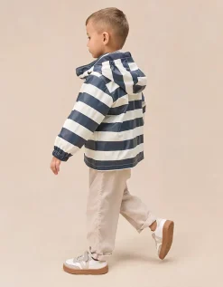 Bold Stripe Raincoat (1–4yrs)