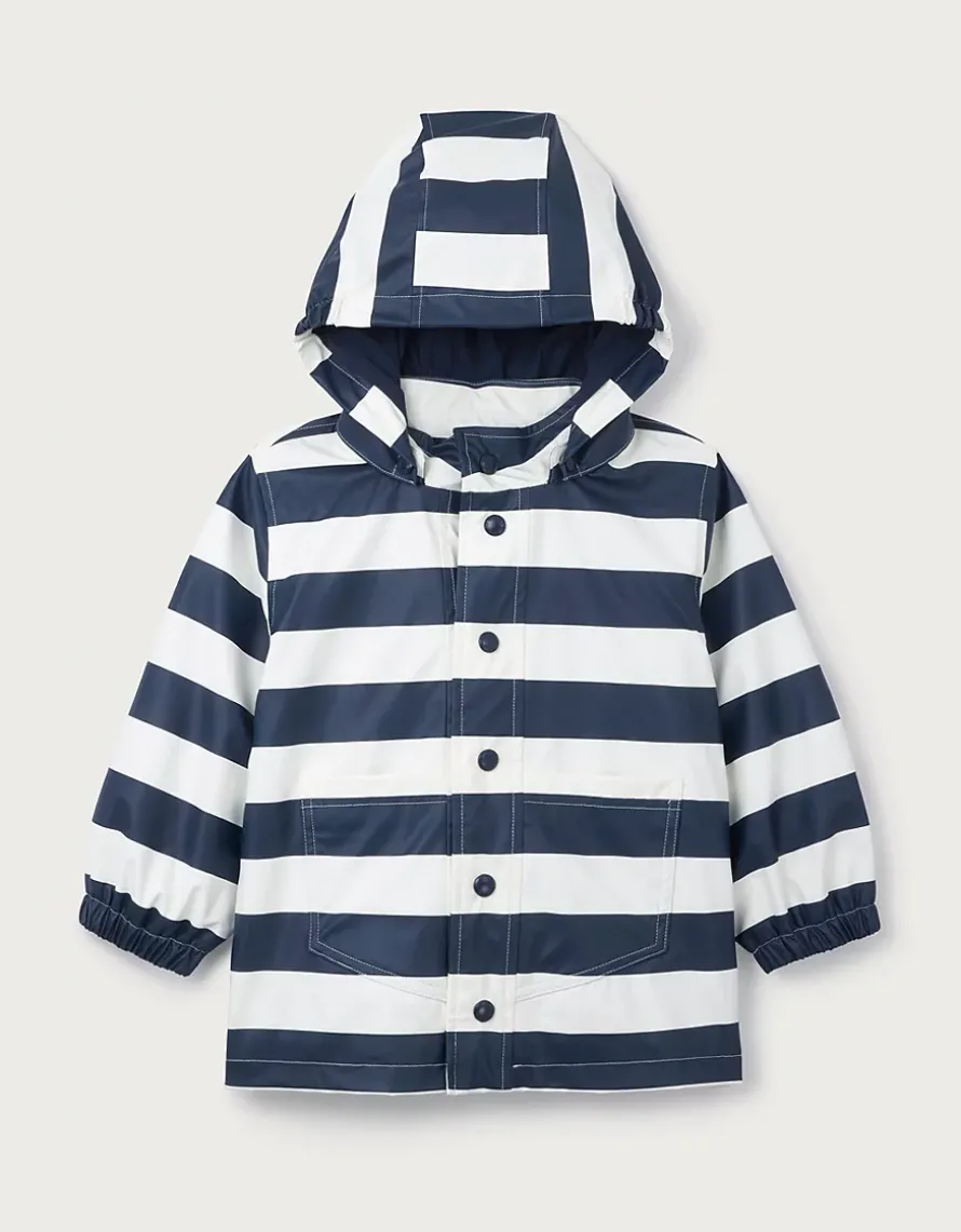 Bold Stripe Raincoat (1–4yrs)