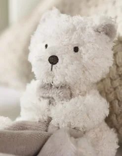 Borg Fleece Bertie Bear Comforter