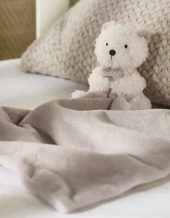 Borg Fleece Bertie Bear Comforter