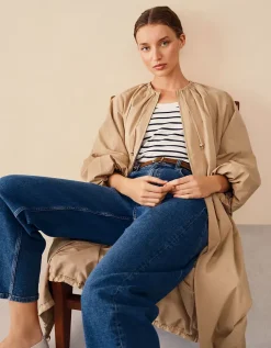 Boxy Stripe Jumper with Recycled Cotton
