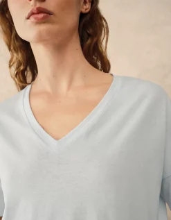 Boxy V-Neck Tee