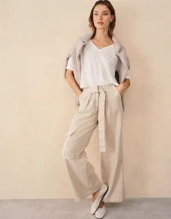 Boxy V-Neck Tee