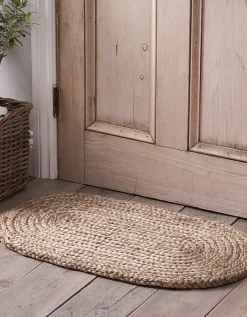 Braided Jute Oval Doormat