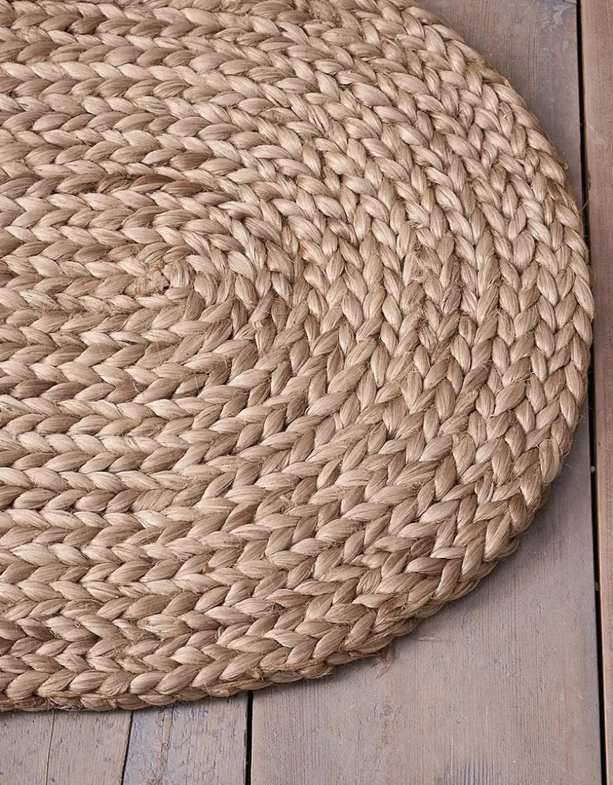 Braided Jute Oval Doormat