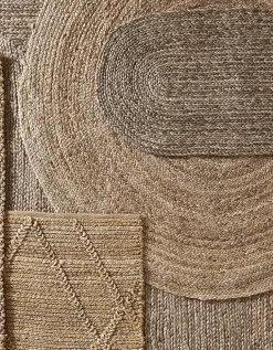 Braided Jute Oval Double Doormat
