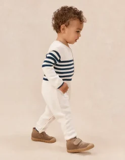 Breton Knitted Romper — with Cashmere (0–24mths)