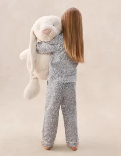 Brushed Cotton Relaxed Fit Traditional Petunia Pyjamas (2–12yrs)