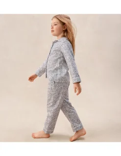Brushed Cotton Relaxed Fit Traditional Petunia Pyjamas (2–12yrs)