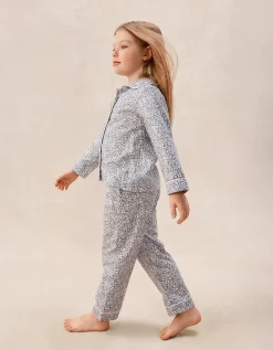 Brushed Cotton Relaxed Fit Traditional Petunia Pyjamas (2–12yrs)