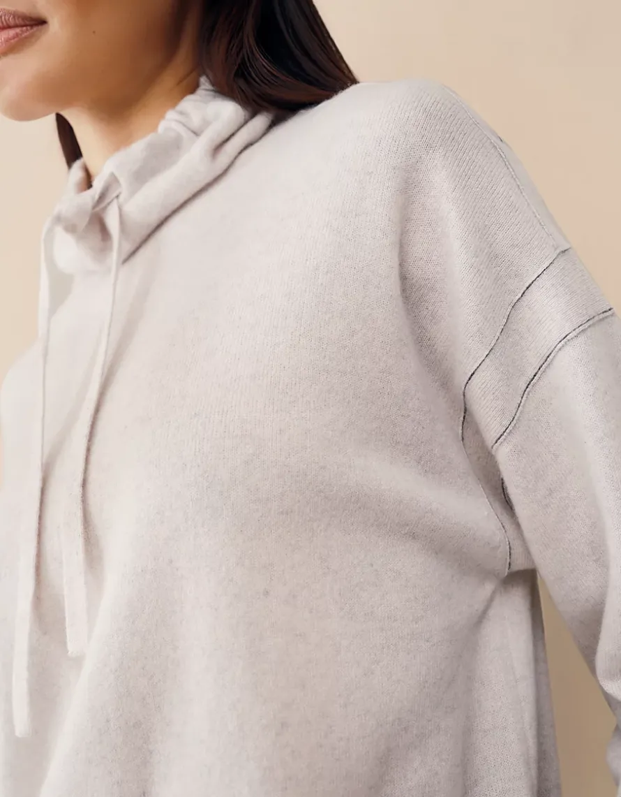 Cashmere Contrast Stitch Detail Jumper