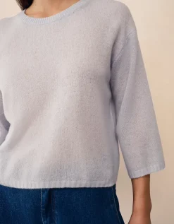 Cashmere Layering Wide Sleeve Jumper