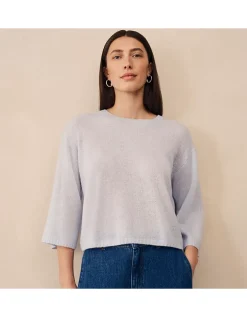Cashmere Layering Wide Sleeve Jumper