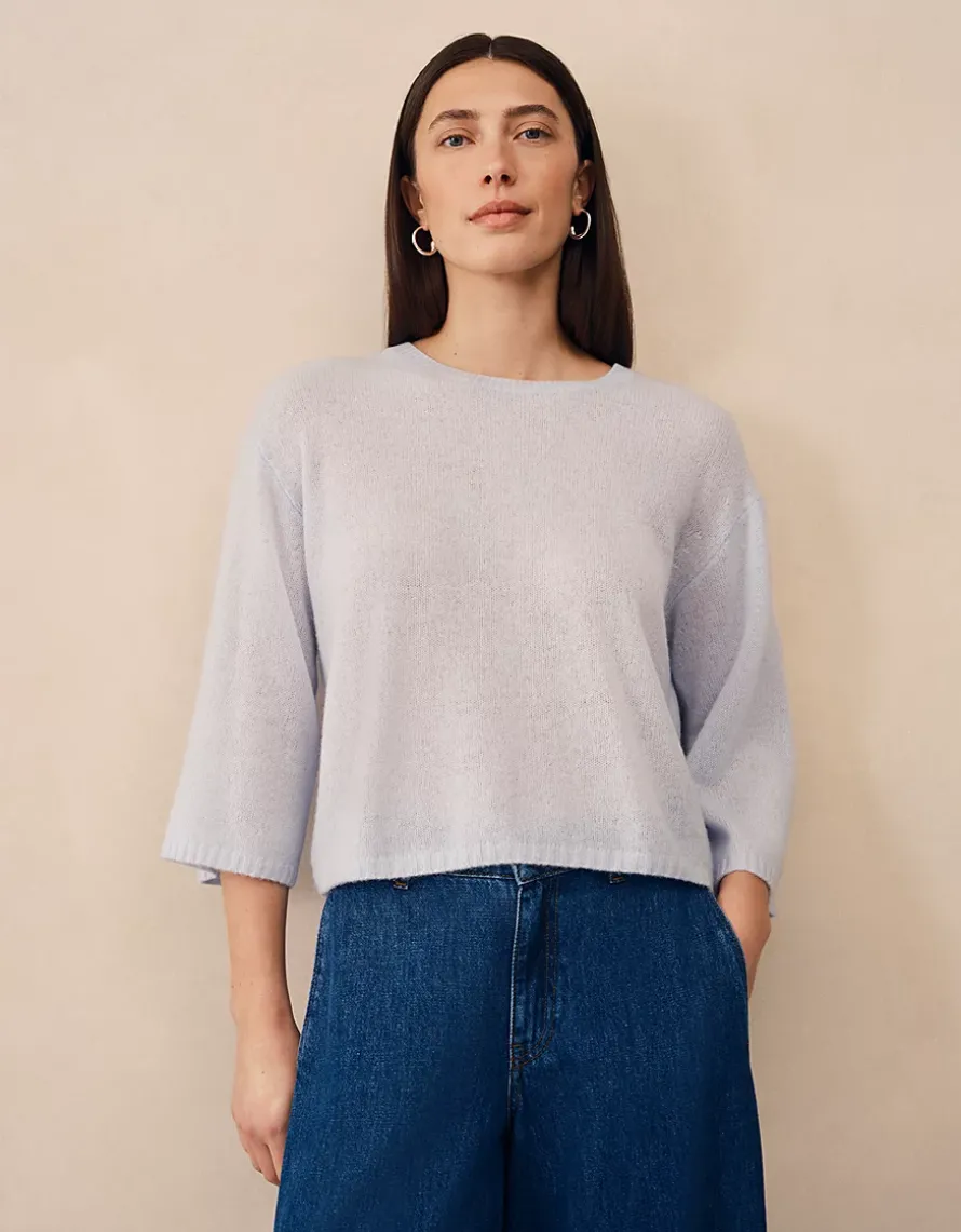 Cashmere Layering Wide Sleeve Jumper