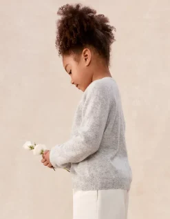 Cashmere Pointelle Cardigan (0–4yrs)