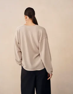 Cashmere Slouchy V-neck Jumper