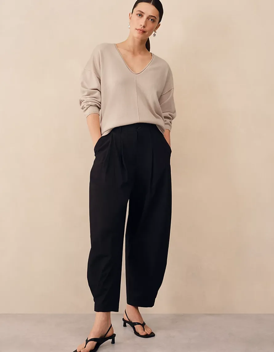 Cashmere Slouchy V-neck Jumper