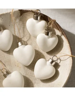 Ceramic Hearts – Set of 6