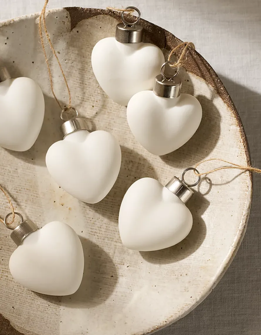 Ceramic Hearts – Set of 6