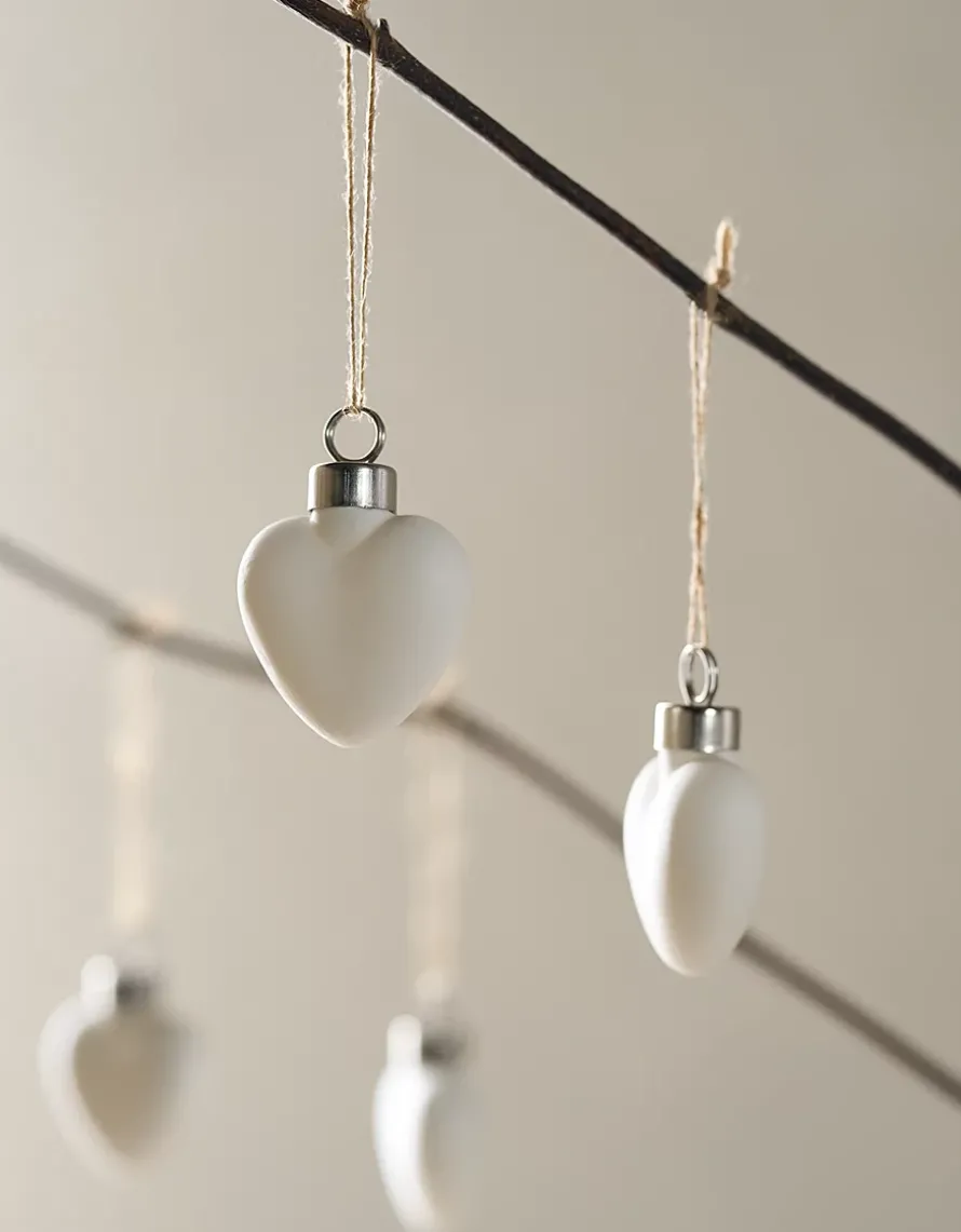 Ceramic Hearts – Set of 6